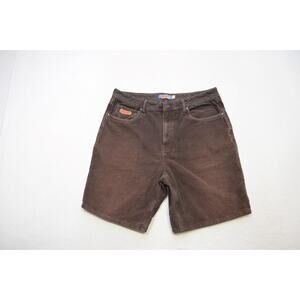 Empyre Relaxed Corduroy Shorts Dark Brown Flat 10" INSEAM Mens Sz 38